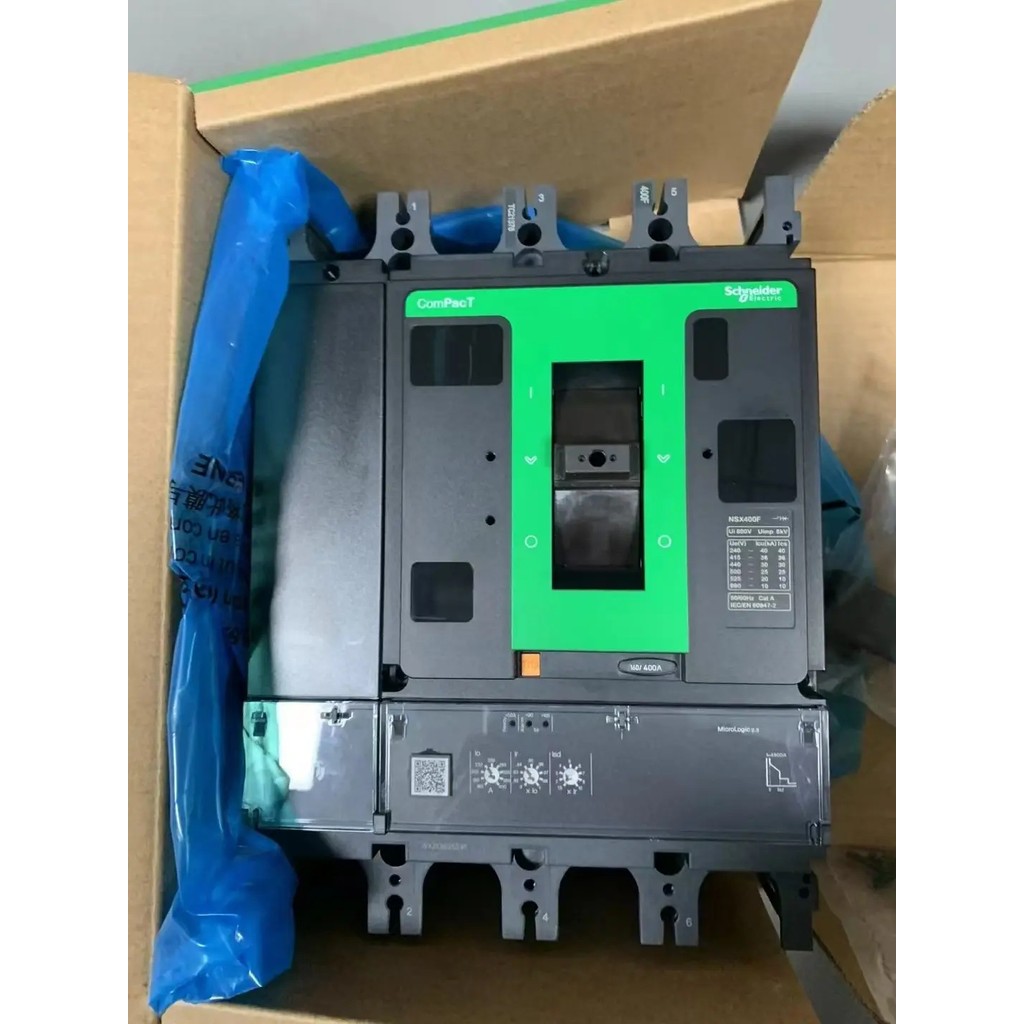 BG5T NSX400H 70kA 3 ขั้ว MicroLogic 2.3 Circuit Breaker Schneid C40H32D400 Moulded Case 400A