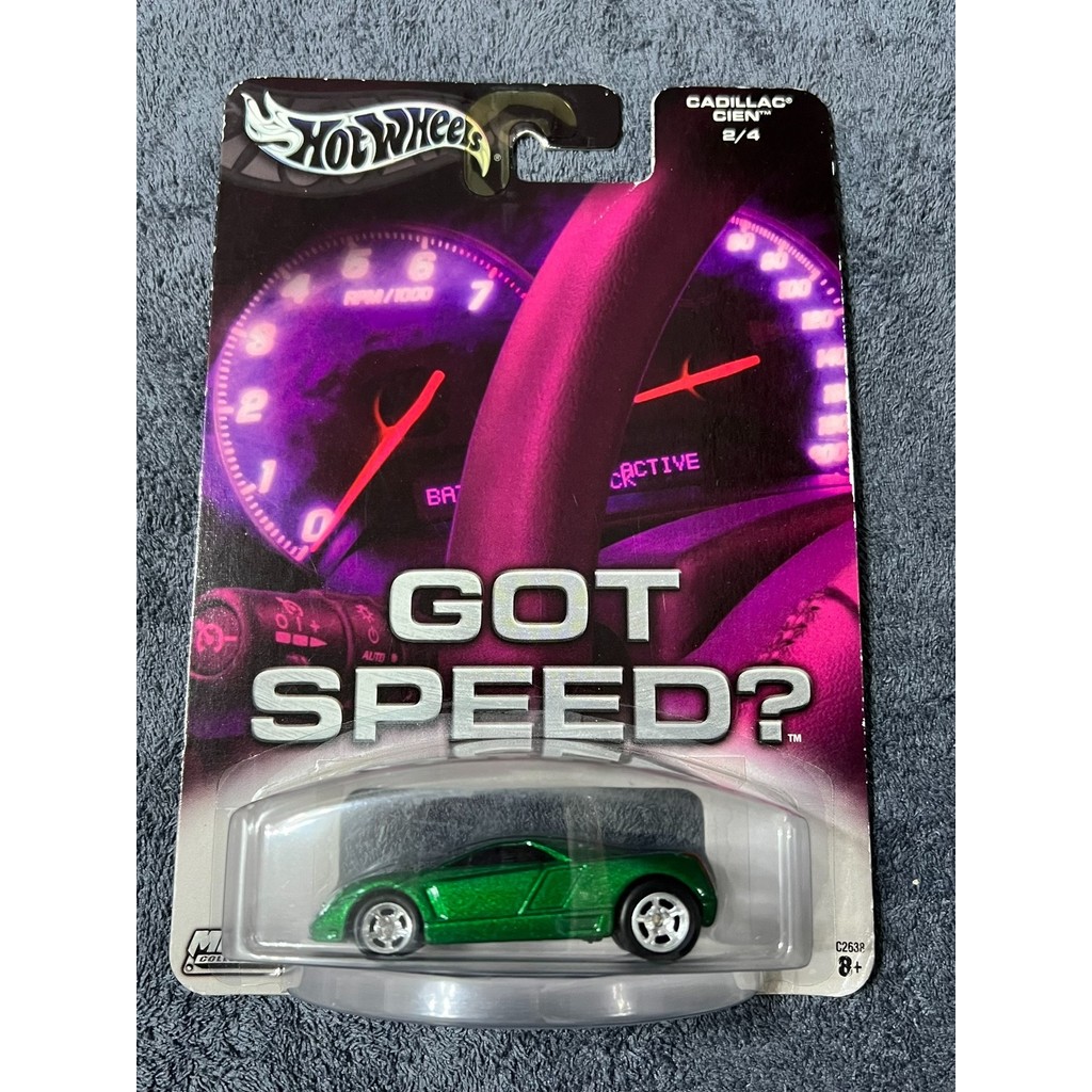 ！Hot Wheels 100% Cadillac Cien Beauty Concept Sports Car High-Speed Limited Series Got+Speed Rubber 
