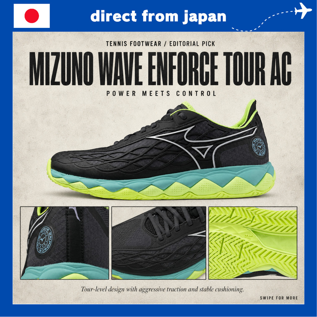 Mizuno Wave Enforce Tour AC Unisex Tennis Shoes All Court 2E