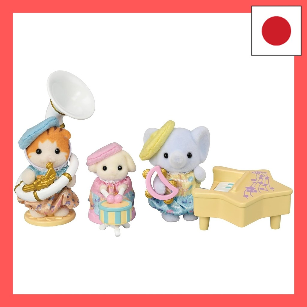 Sylvanian Families Hoikuen Hoikuen Recital Set - Doremifa Music Band - S-78 ST Mark Certification Ag