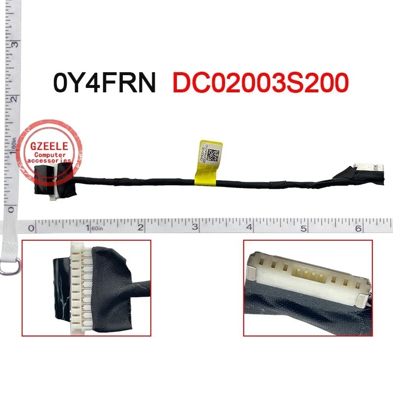 * ใหม่แบตเตอรี่ Flex สําหรับ Dell Latitude 7420 7200 E7420 E7200 แล็ปท็อปสายแบตเตอรี่ 0Y4FRN DC02003