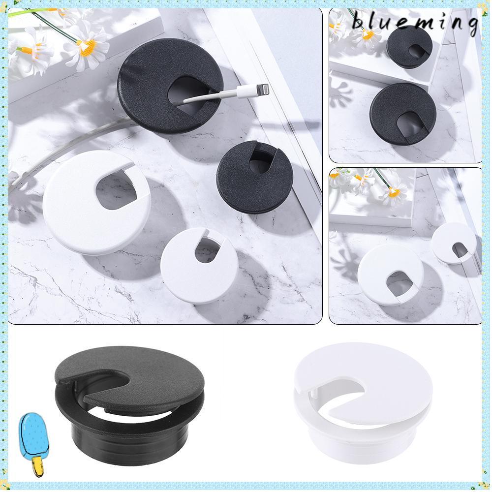 BLUEMING 35/50 มม.คอมพิวเตอร์ Grommet Buckle Line ฮาร์ดแวร์สํานักงาน Organizer Line กล่อง