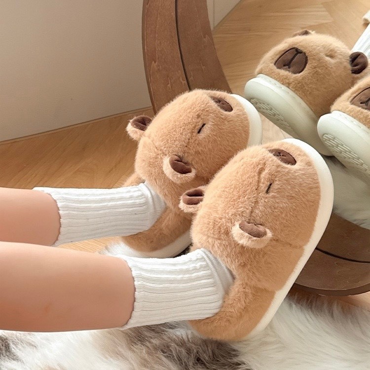 SY SHOP รองเท้าใส่ในบ้าน  รองเท้าผ้ากำมะหยี่ พื้นยางกันลื่น แนะนำเพิ่ม2ไซส์ NO.T826 ราคาถูก พร้อมจัด