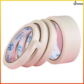 Jemos เทปกระดาษกาวย่นพรีเมียม กันซึม ไม่ทำลายพื้นผิวไร้คราบ ทนความร้อน เหมาะพ่นสี ทาสี ศิลปะ