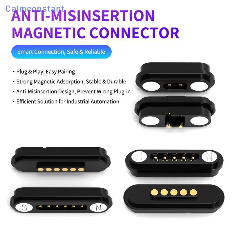 Ca> DC 12V 3A Magnetic Pogo Pin Connector กันน้ํา 2P 4P 6Pin การออกแบบขนาดกะทัดรัดสําหรับอุปกรณ์ความ