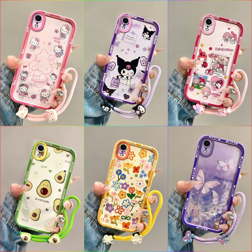 เคส iPhone XR สําหรับ ไอโฟน เอ็กซ์อาร์ เคสโทรศัพท์ซิลิโคนอ่อนนุ่มพิมพ์การ์ตูนน่ารัก
