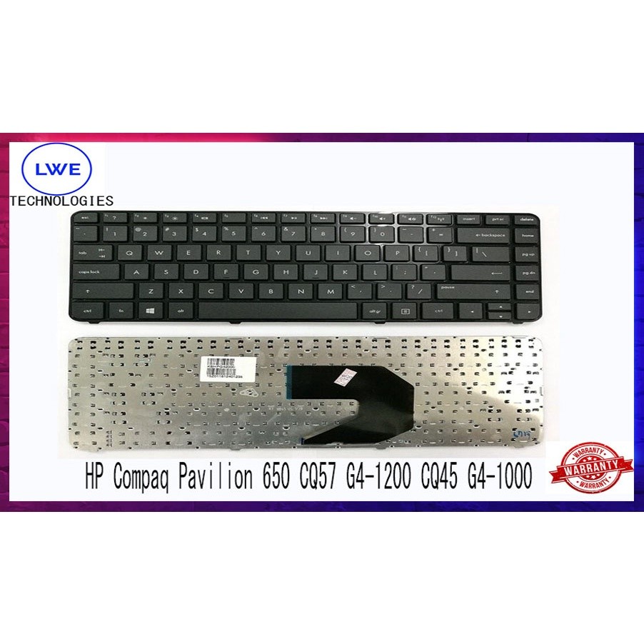 Compaq Pavilion 650 CQ57 G4-200 CQ45 G6 CQ45-710TU 2000 G4-2200 Series G4-2000 คีย์บอร์ดทดแทนโน้ตบุ๊