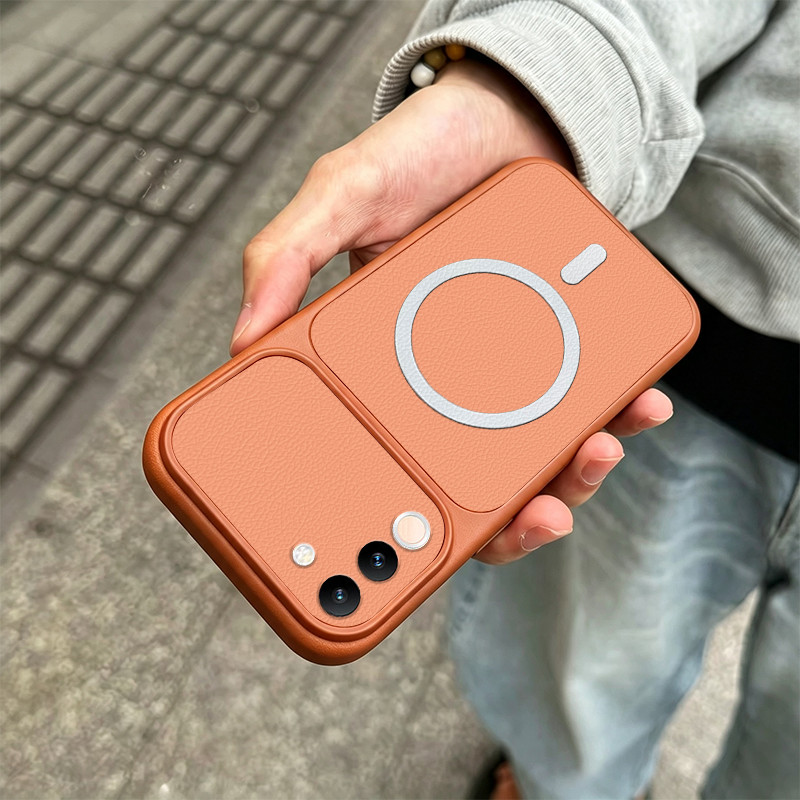 สําหรับ OPPO a5X A5i a5 PRO a5m a5 5g a5 4g เคสโทรศัพท์ความวิตกกังวล Softcase ซิลิโคนกันกระแทกใหม่ออกแบบความงามแม่เหล็กน่ารักสีส้มสําหรับสาว KNBS21