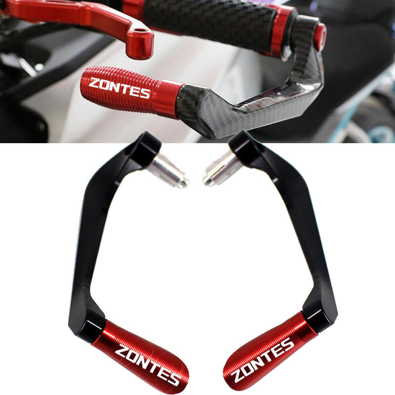 รถจักรยานยนต์ CNC Handlebar Grips คลัทช์เบรค Levers Guard Protector Fit สําหรับ Shengshi 310 ZT250 Z