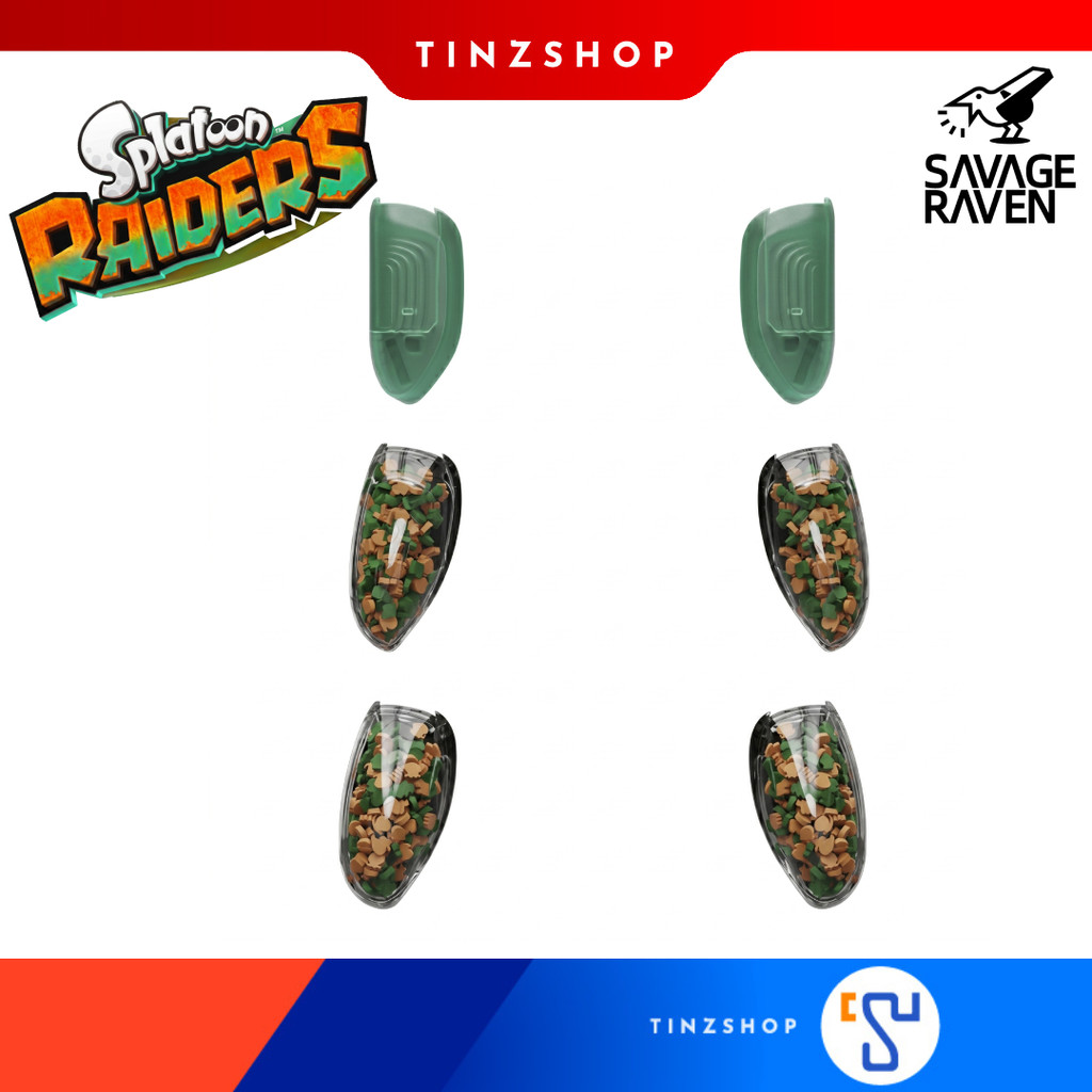 [ส่งด่วน] Grip Set Splatoon Raiders Limited Edition Savage Raven by Skull & Co. Replacement Grip ของแท้ มีประกัน