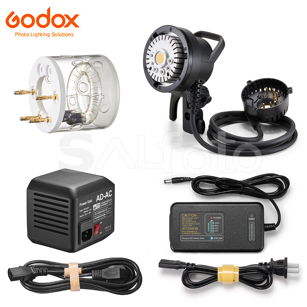 Godox AD600BM II อุปกรณ์เสริมแฟลชกลางแจ้ง 600Ws หลอดไฟ / เครื่องชาร์จแบตเตอรี่/ AD-AC Power Adapter 