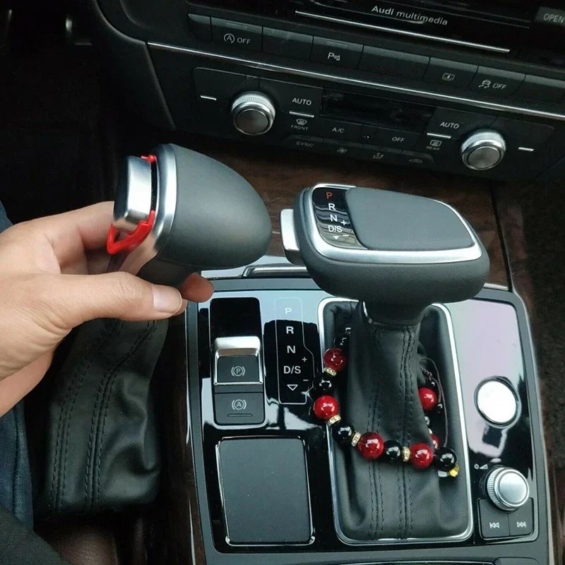 BL0B เกียร์ Shift Knob สําหรับ Audi A6 C7 S6 C6 b7 A4 b8 b6 A7 a5 a3 8l Q5 8R Q7 S5 7 Q3 รถอุปกรณ์เส