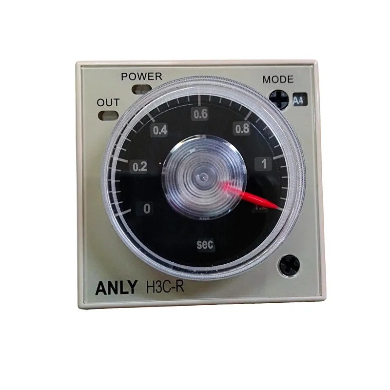 NZ5G ANLY H3CR (H3CR) ตัวควบคุมรีเลย์ไม่จํากัดเวลามัลติฟังก์ชั่น 220V 1.2S ถึง 300h 24v-240v