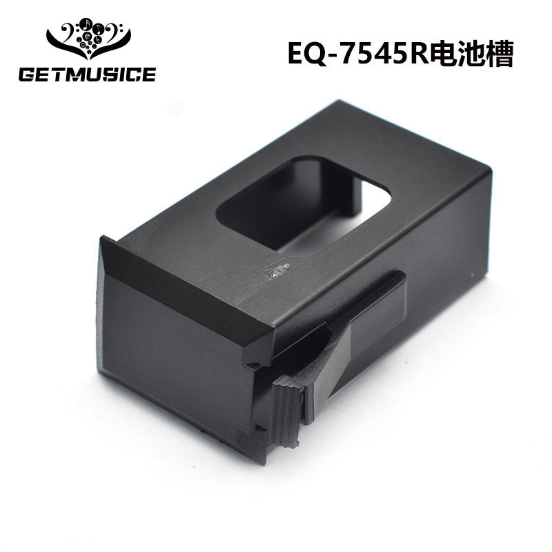 Pickup Battery Slot EQ-7545R/LC-5 แบตเตอรี่ 6F22 Draw Slot กีตาร์กล่องแบตเตอรี่แผ่นสีดํา