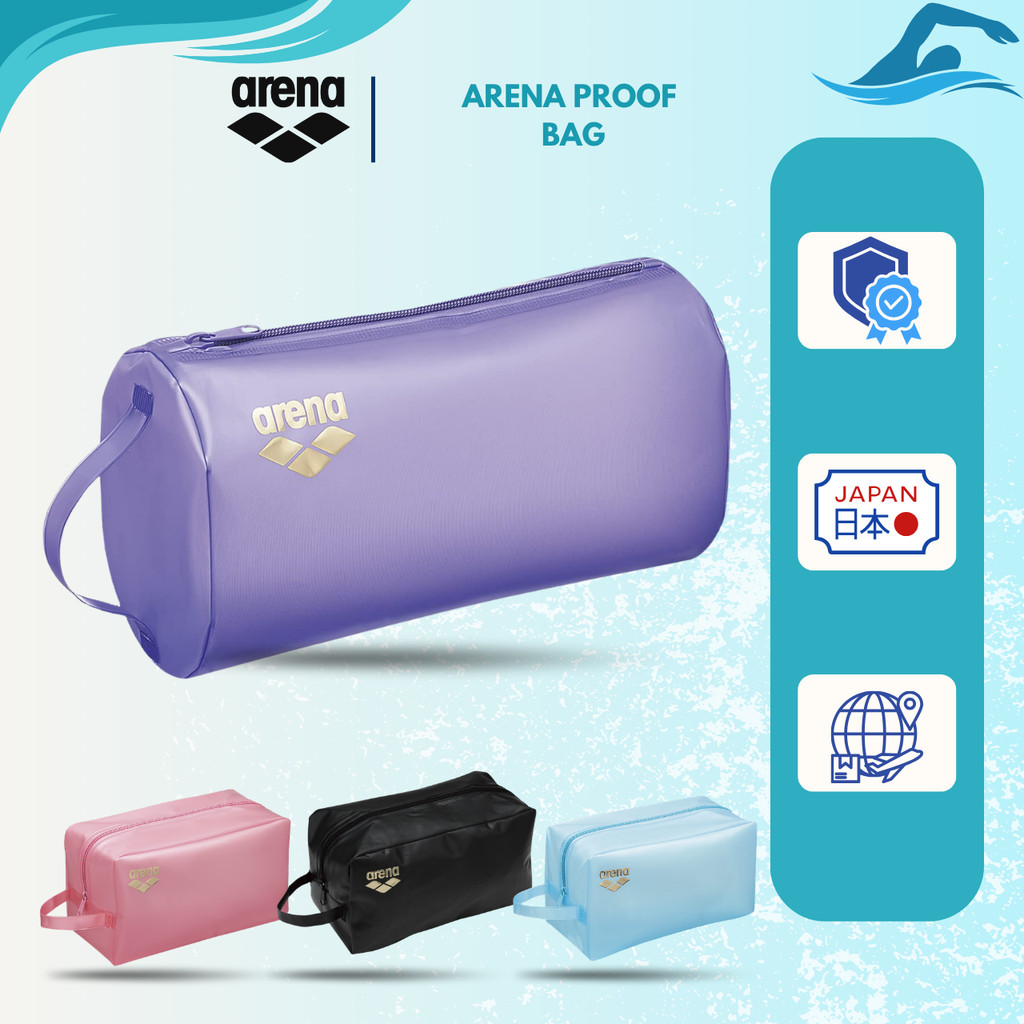 ARENA Proof Bag กระเป๋ากันน้ำ กระเป๋าใส่อุปกรณ์ว่ายน้ำ ของแท้ญี่ปุ่น