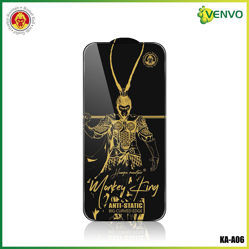 VENVO-Monkey King KA-A06 กระจกนิรภัย ESD Oppo A1K A3 NFC A3 Pro A3X A5 2025 A5 Pro A5S A5i A5i Pro A