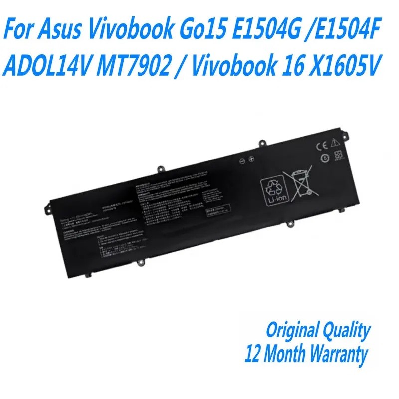 11.55V 42Wh 3640mAh C31N2201 แบตเตอรี่แล็ปท็อปสําหรับ Asus Vivobook Go15 E1504G /E1504F ADOL14V MT79