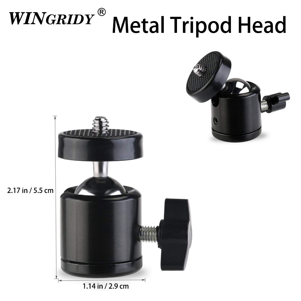Gimbal Universal Ball ขนาดเล็ก Gimbal ขาตั้งกล้องแหวนดิจิตอล SLR Gimbal โลหะ Mini Gimbal PXA3