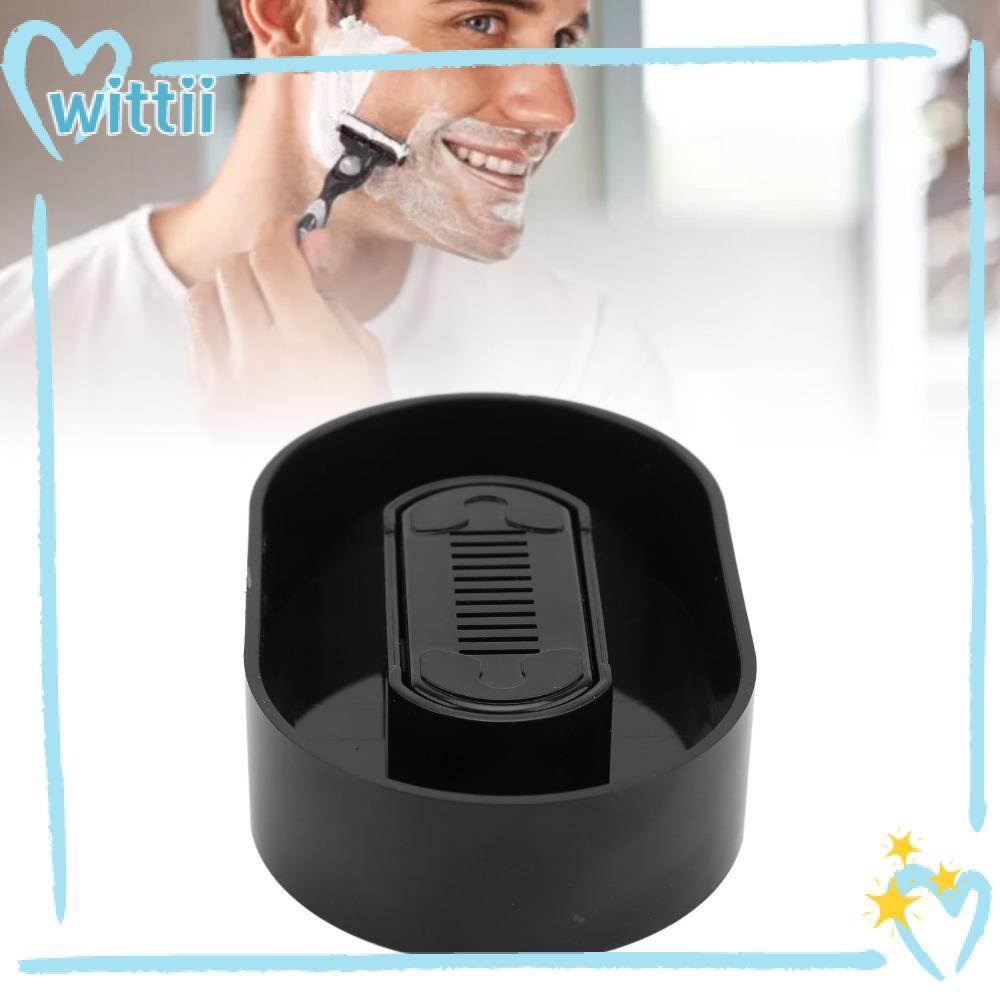 WITTII Beard Trimmer Rinser, Water Saving Efficient Cleaning Portable Shaving Guard Manual Push Type