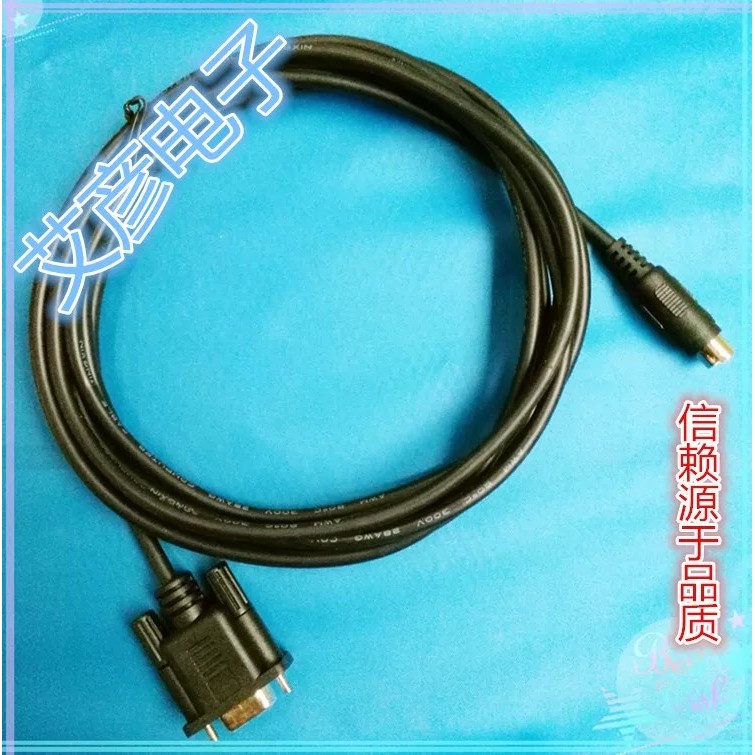 Rs232 Serial Port Mitsubishi FX3U 3GA FX Full Range PLC การเขียนโปรแกรมสายดาวน์โหลด FX-232AWC-H