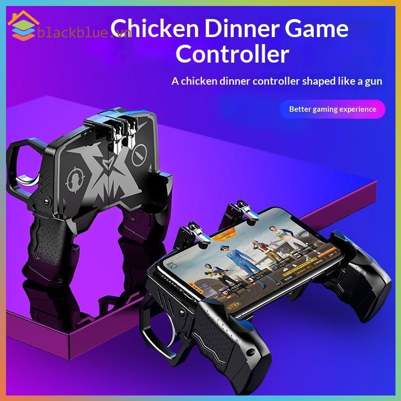 BBLUE Perfect Mobile Game Trigger L1R1 Fire Button for Shooter Game ผู้ที่ชื่นชอบ