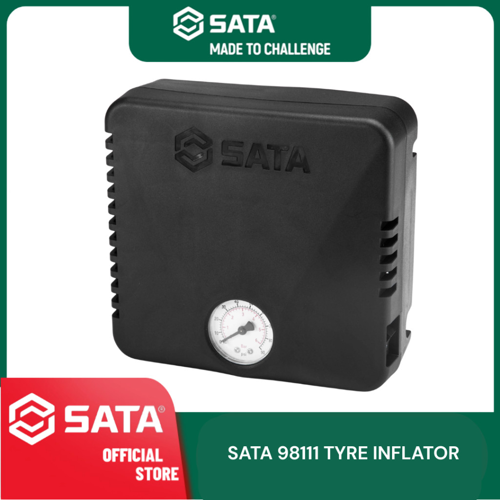 (D5) SATA 98111 TIRE INFLATOR / PUMP TIRE ANGIN / CHECK TIRE PRESSURE / GAUGE ANGIN / PRESSURE ANGIN