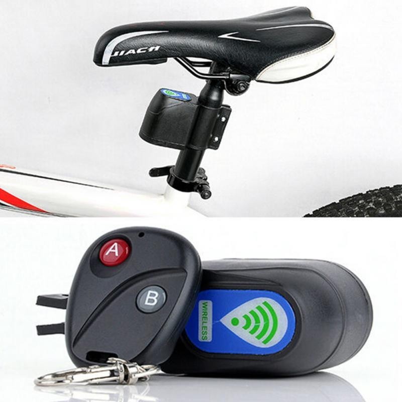 BIKE Bicycle Alarm เซ็นเซอร์ไร้สาย 110dB พร้อมรีโมทคอนโทรล - TE168
