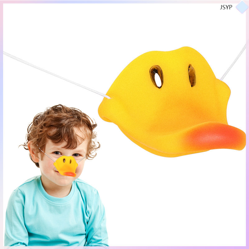 1Duck Nose Costume for Cosplay วัสดุยางสีเหลือง junshaoyipin