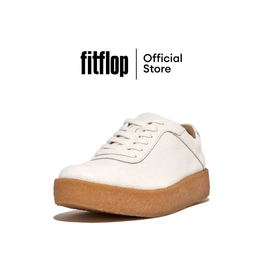 FITFLOP RALLY TUMBLED-LEATHER CREPE รองเท้าผ้าใบผู้หญิง รุ่น GL9-194 สี URBAN WHITE