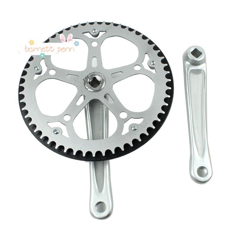 จักรยานพับ Crankset 52T Square Hole 170 มม.CNC Crankset จักรยาน Crank ชุดเฟือง