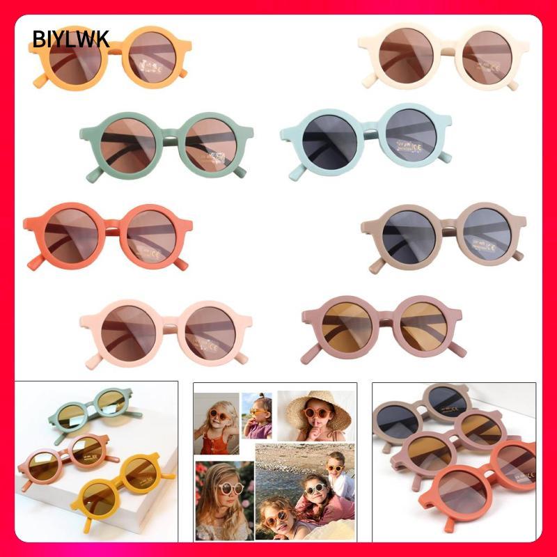 [Phenvo] Boy Girl Kids Round Frame Glasses Cute Baby 400 Glasses แว่นตากลางแจ้ง
