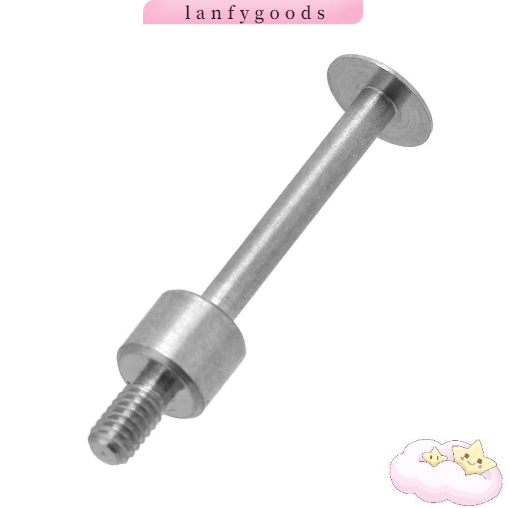 LANFYGOODS Dial Indicator Probe, M2.5 Thread T Shape Flat Contact Point, ทนทานความเร็วสูง Steel Dial
