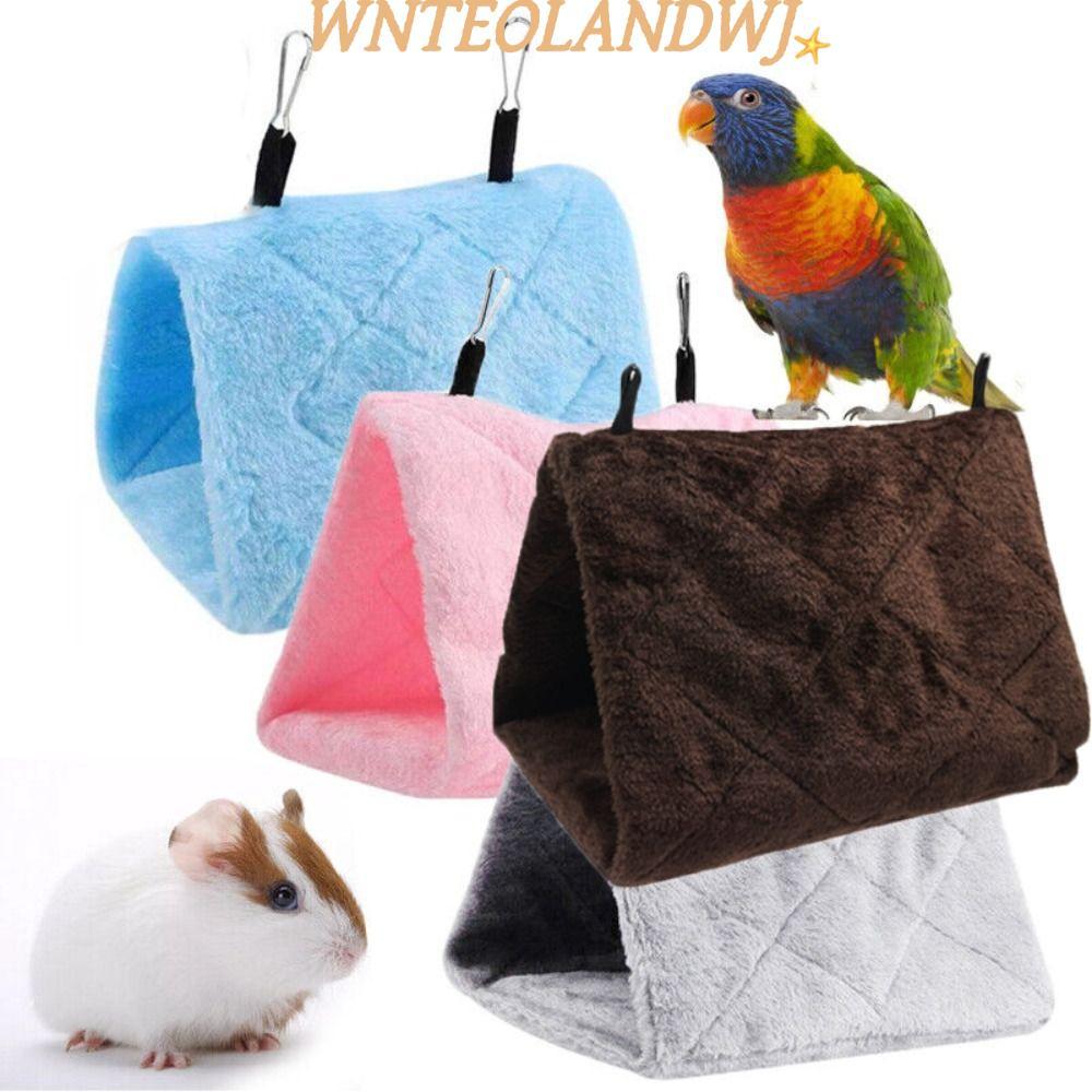 WNTEOLANDWJ เปลญวนสัตว์เลี้ยง Plush Starling Sleep Happy Hang Cave Bed