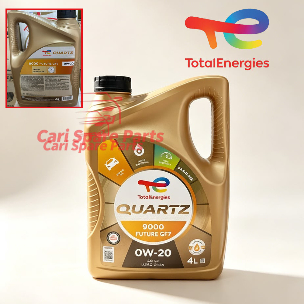 100 TOTAL ENERGIES Quartz 9000 FUTURE GF7 0W-20 (4L) API SQ ILSC GF-7A น้ํามันเครื่องสังเคราะห์ FULL