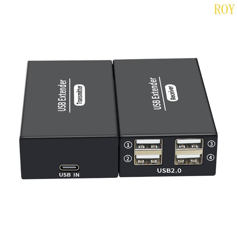 ROY Metal USB Extenders Over RJ45 Cable USB Over Cat6 Extenders Not Need Driver