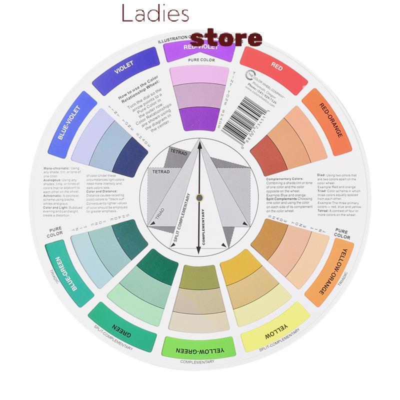 KTH Professional Paper Card Design Color Mix Wheel Ink Chart Gidance Round Hot