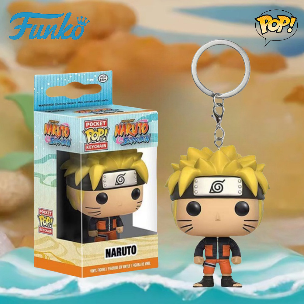 Funko POP NARUTO จี้สินค้า NARUTO NARUTO พวงกุญแจของเล่น