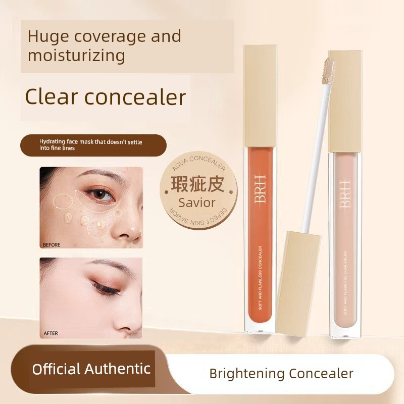 concealer คอนซีลเลอร์ BRH Facial Highlighting Brightening คอนซีลเลอร์ 2 สี Transfer Liquid Dark Circ