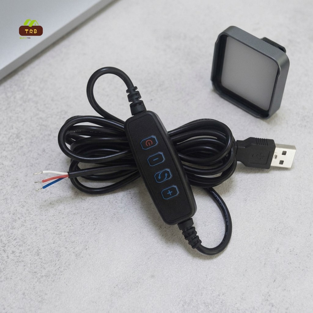 USB LED Dimmer Controller 3V 5V Dual Tri Color Switch สําหรับแถบแสง DIY