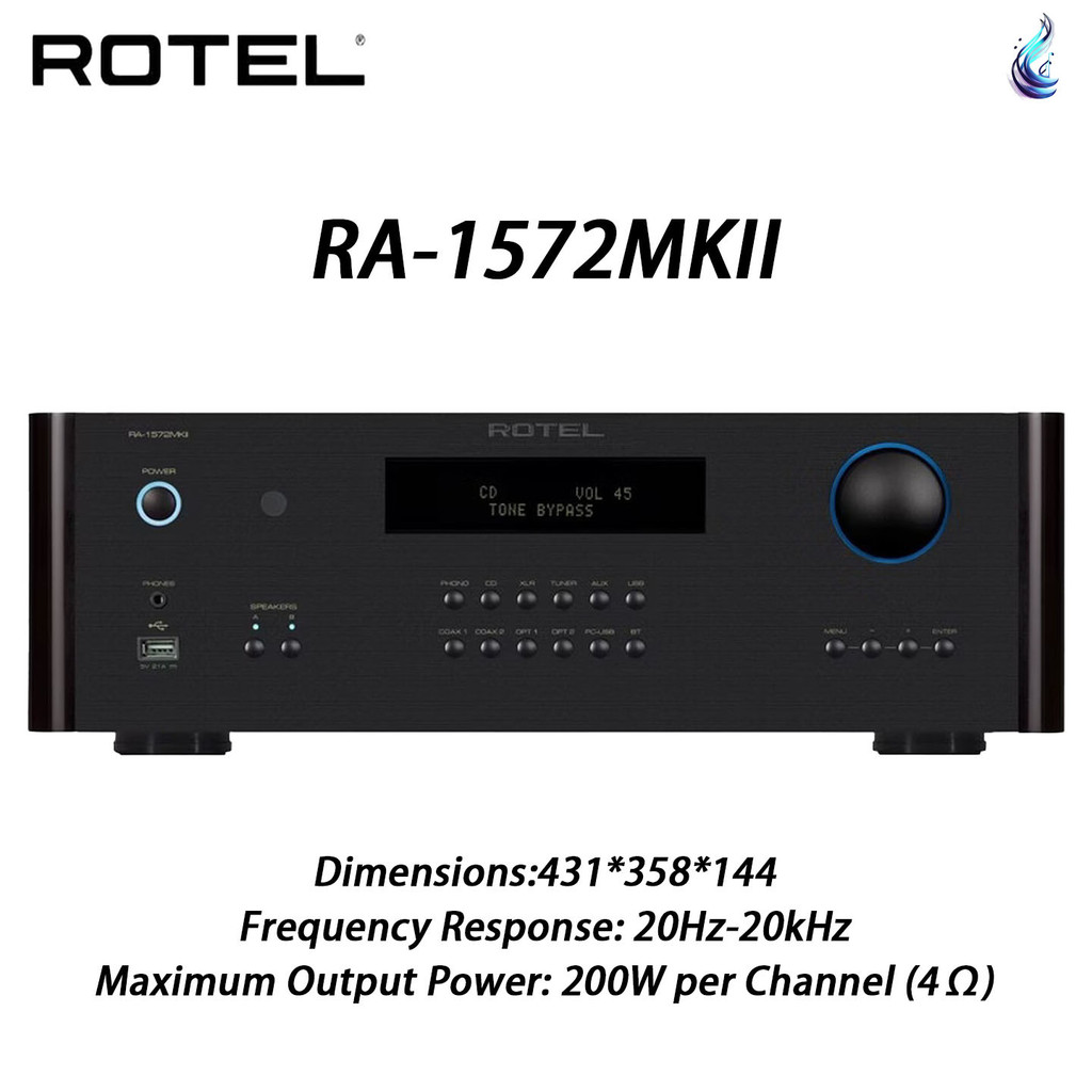 ROTEL RA-1572MKII Hi-Fi High-Fidely Stereo Integrated Power Amplifier