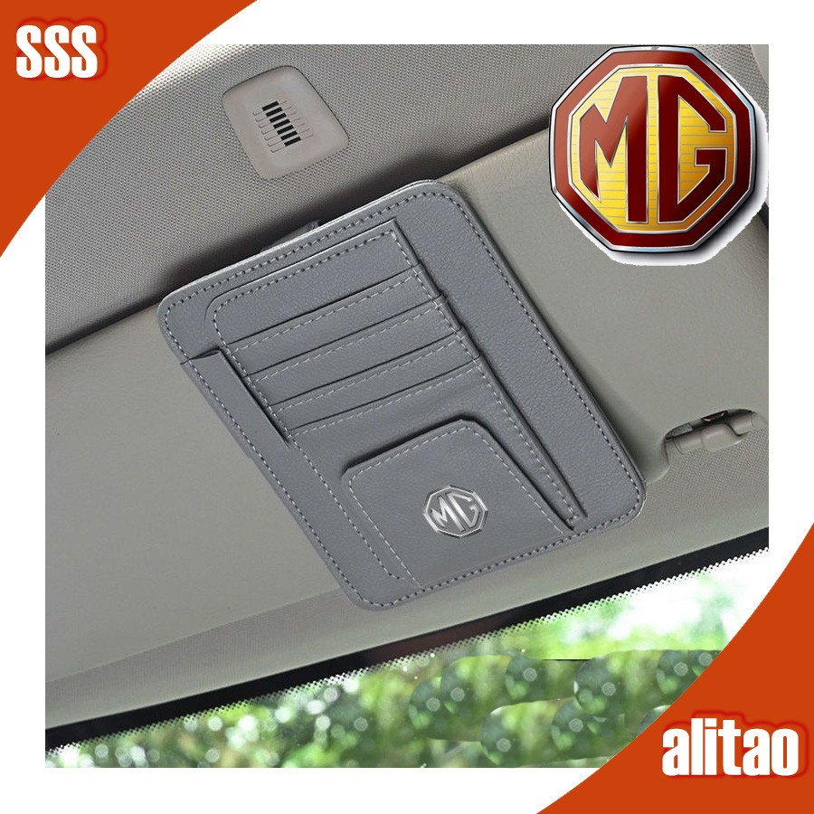 [READY]MG4 EV Sun Visor Storage Card Holder MG S5 EV URBAN Body kit Car decoration MG ZS HS MG IM6  