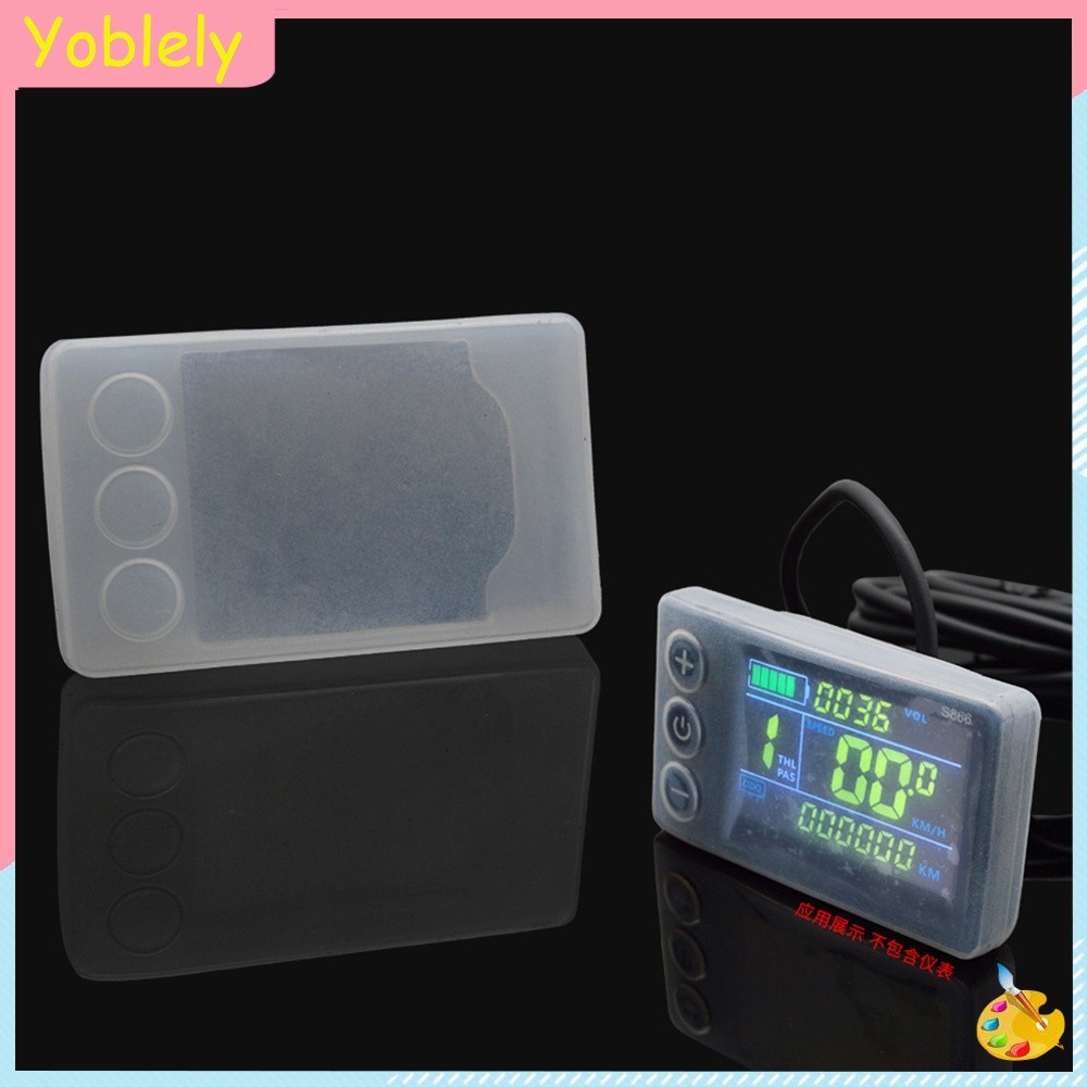 [Yoblely.th] S866 E-Bike Display Silicone Protector Scratch-Resist อุปกรณ์ปั่นจักรยานกันฝน