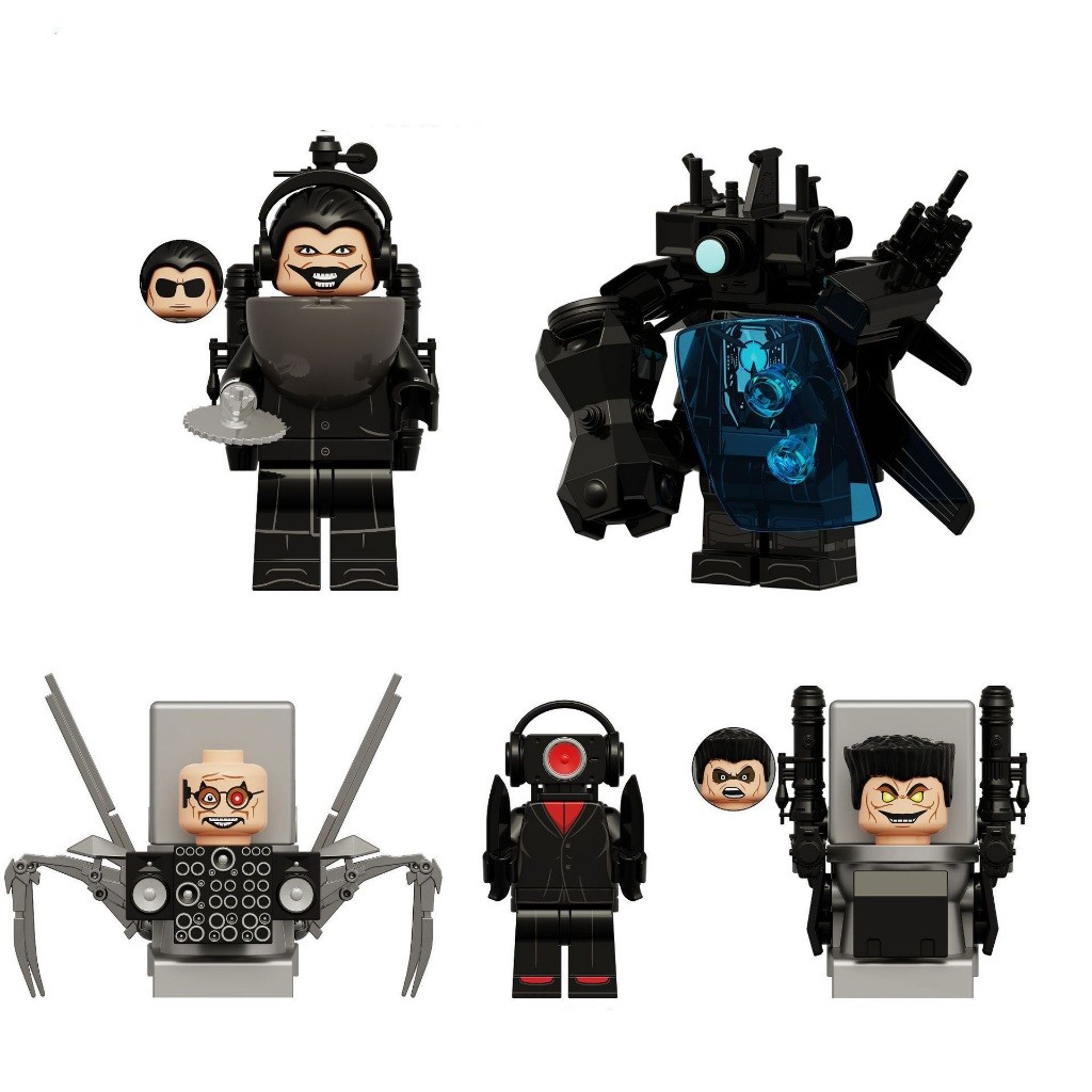 บล็อกตัวต่อ Toilet vs Clockwork หัวนาฬิกาปะทะกองทัพหัวชักโครกสุดเกรียน SS2 Action Figures