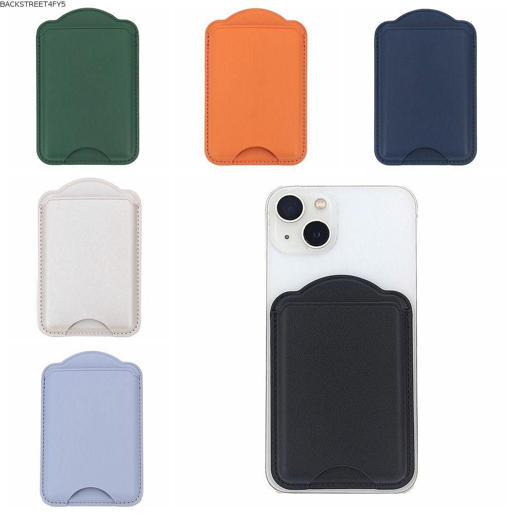 BACKSTAGEEET4FC3 Phone Card Holder, Accessories Safety Magnetic Leather Wallet , Magsafe Anti-theft 