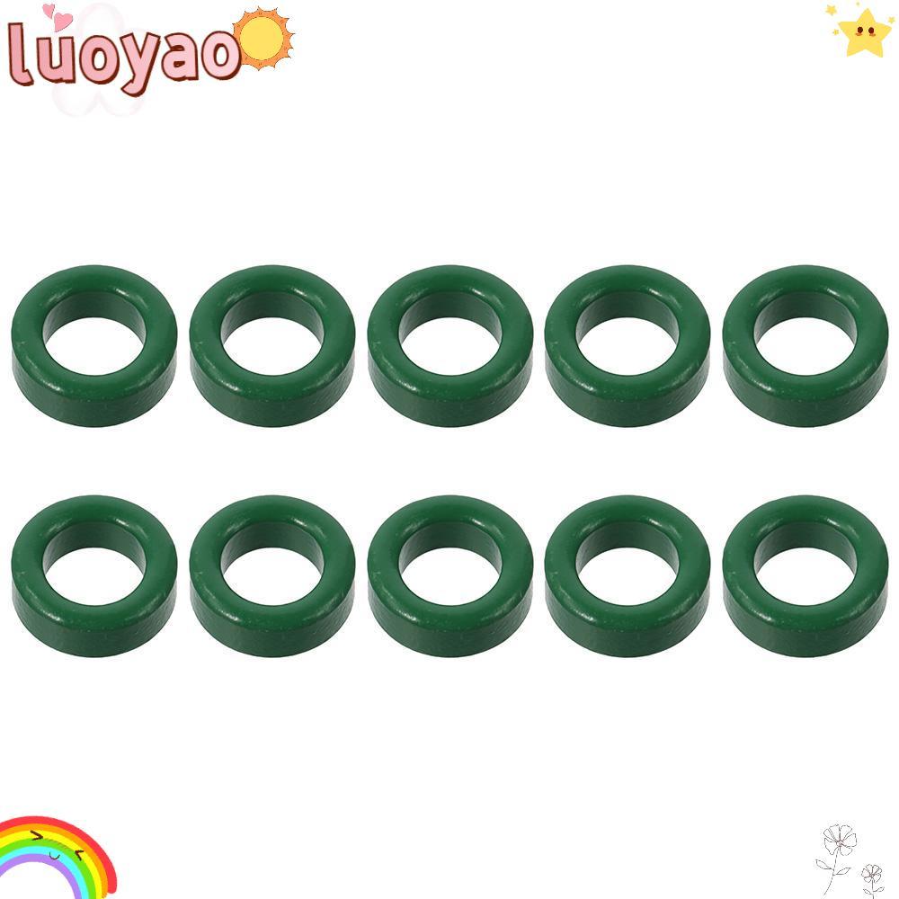 LUOYAO Toroid Ferrite Core, Restraining Interfal Power Transformer, Ferrite Chokes Ring โลหะสีเขียว