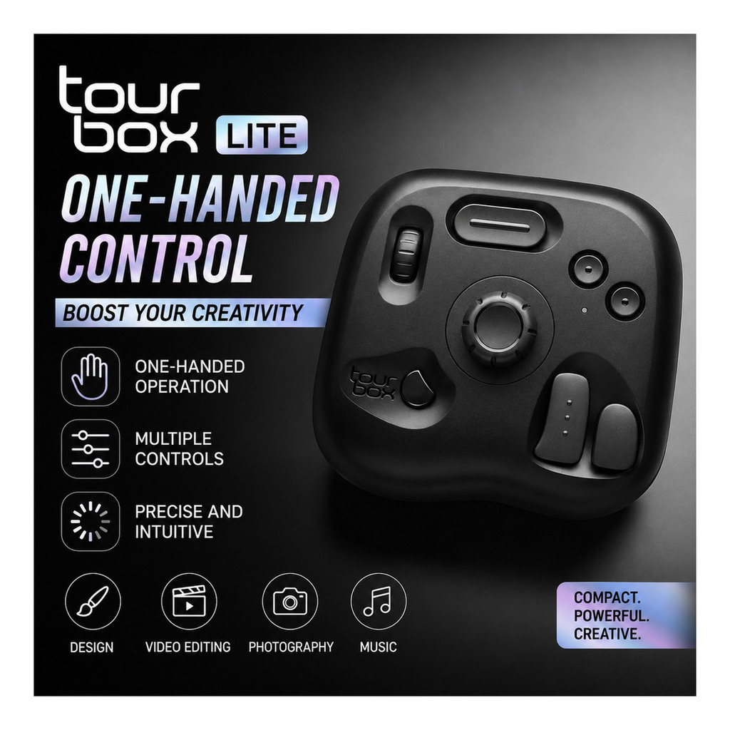 TourBox Lite One-handed operation device 【Direct from Japan】