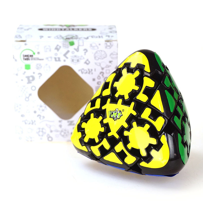 Blue Blue Gear Zongzi Rubiks Cube Third-Order สีดําโปร่งใสสีแดงสีม่วง Limited Edition ของเล่นเพื่อกา