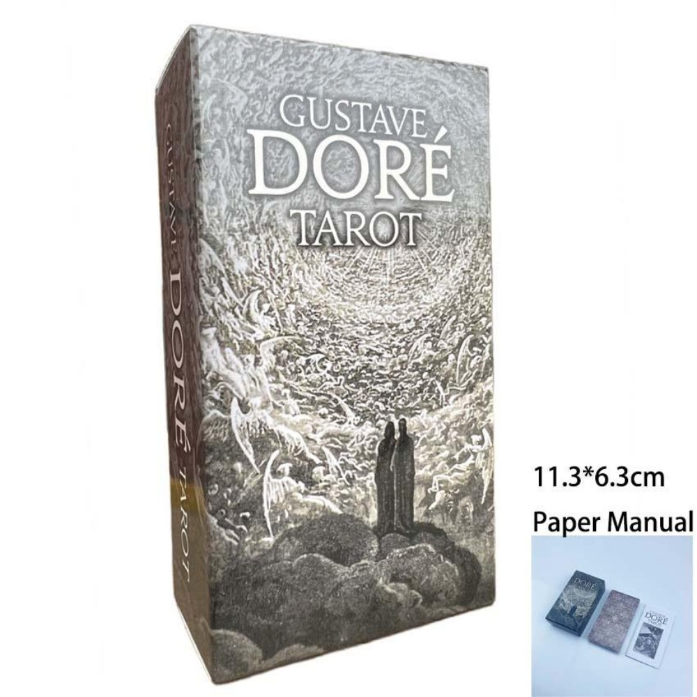 คู่มือกระดาษเกมการ์ด Gustave Dore Tarot 11.3x6.3 ซม.