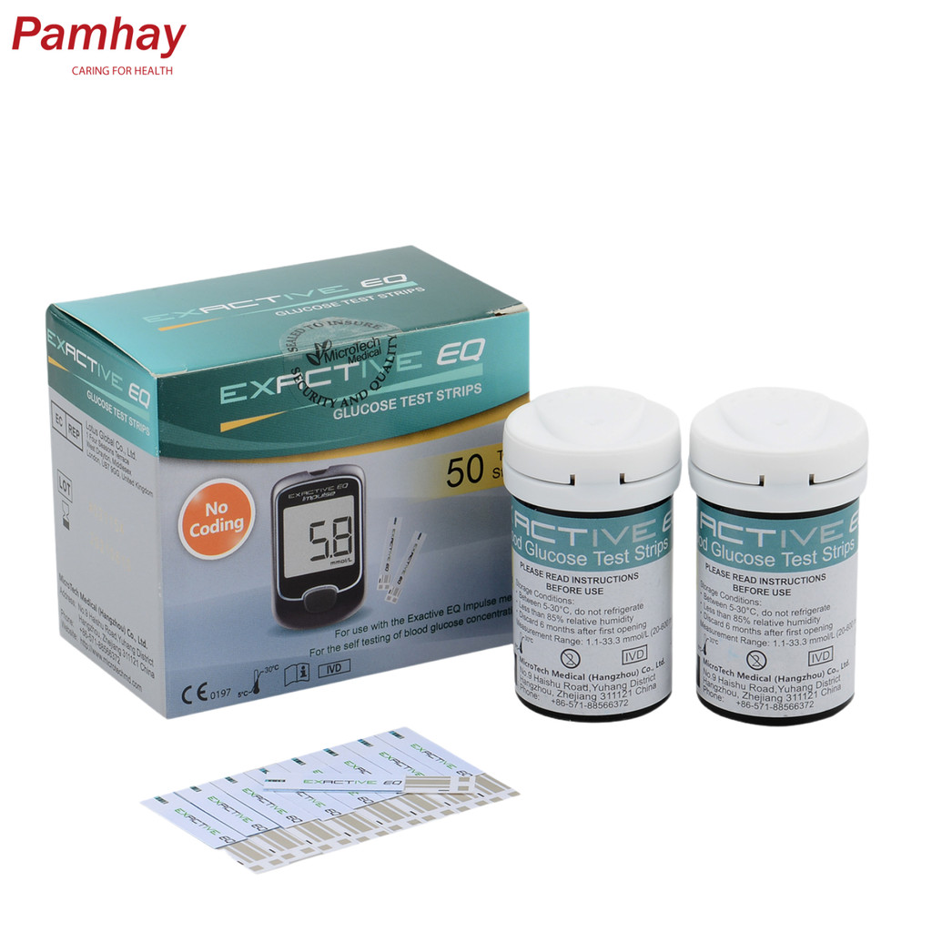 EXACTIVE EQ Impulse Blood Glucose 50 แถบ + เข็ม 50 เข็ม