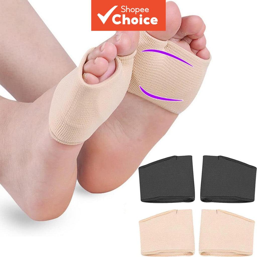 Gel Metatarsal Forefoot Pads สําหรับลูกบอลบรรเทาอาการปวดเท้า, 1 คู่ Soft Cushioned Insoles